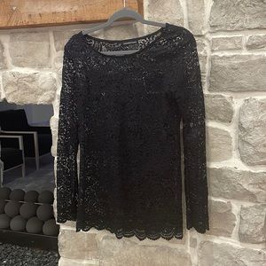 Black Lace Top